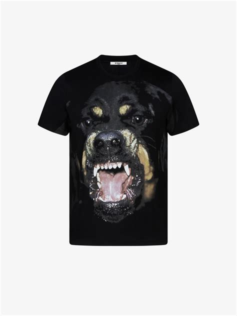 givenchy dog shirt|Givenchy rottweiler t shirt.